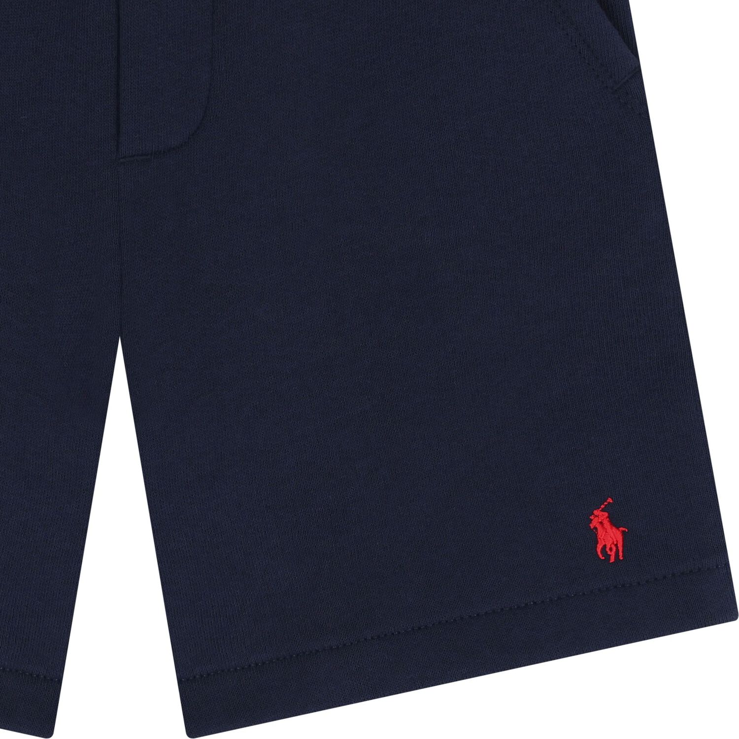 Boys Navy Blue Logo Shorts, 1, hi-res image number null