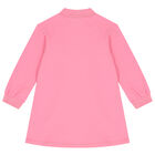 Girls Pink Logo Sweatshirt Dress, 1, hi-res