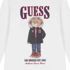 Boys White Teddy Bear Long Sleeve Top, 1, hi-res