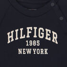 Baby Boys Navy Logo Romper, 1, hi-res