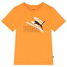 Boys Orange Logo T-Shirt, 2, hi-res