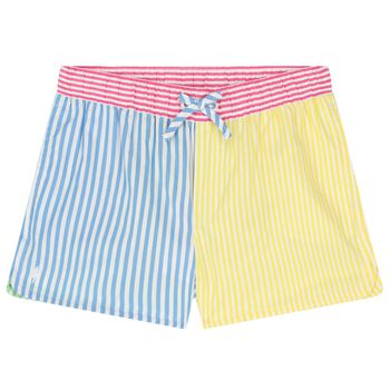 Girls Multicoloured Stripe Shorts