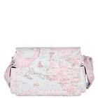 Pink & Blue Geo Map Baby Changing Bag, 1, hi-res