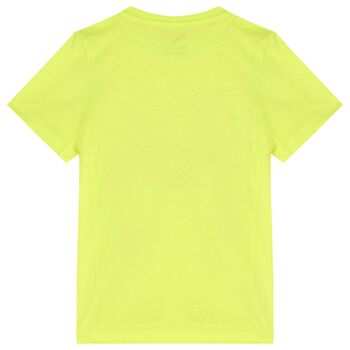 Boys Neon Yellow Logo T-Shirt