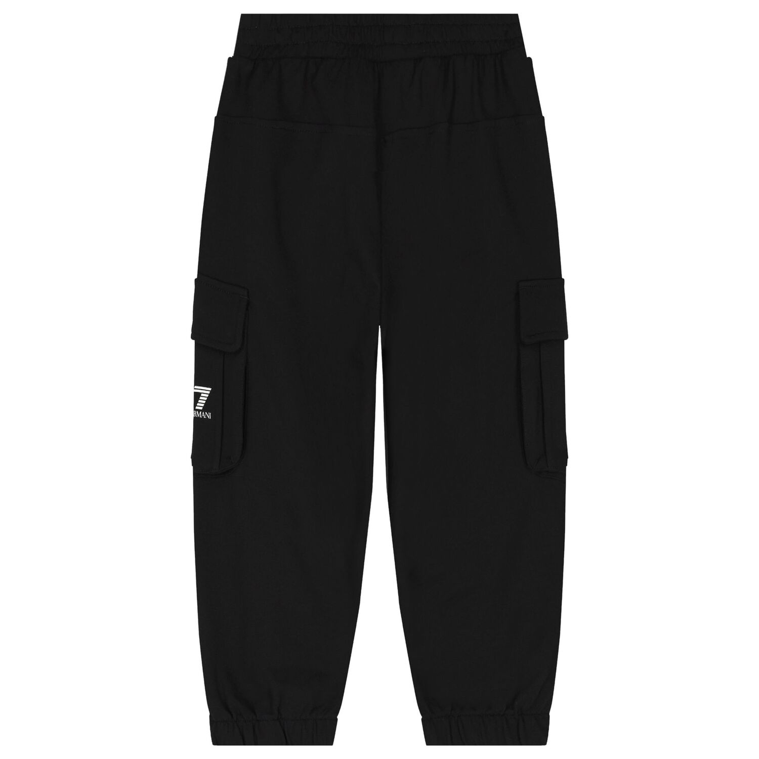 Boys Black Logo Joggers, 1, hi-res