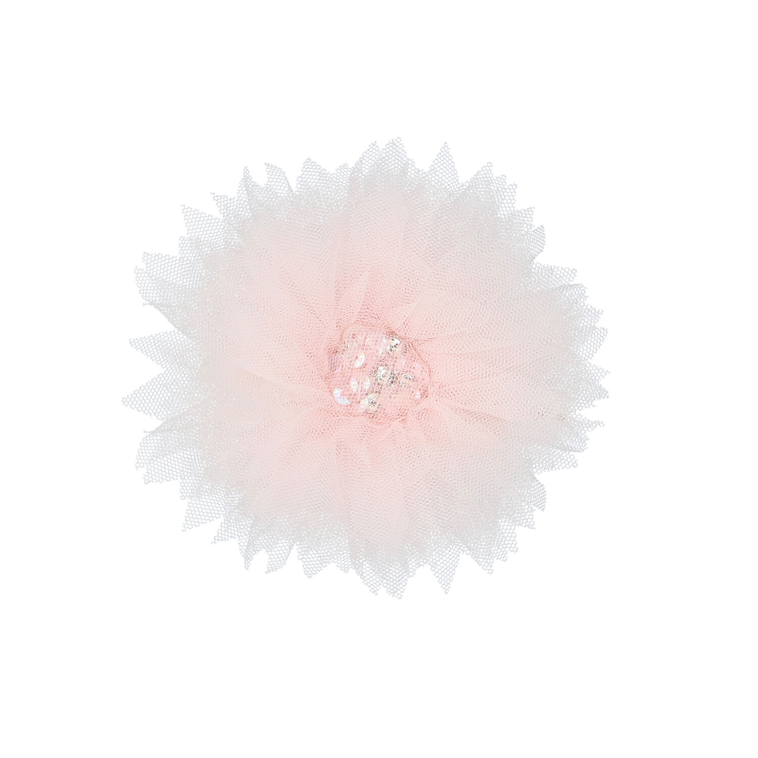 Girls Pink Flower Hairclip, 1, hi-res image number null
