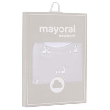 White & Grey Baby Bibs ( 2-Pack )