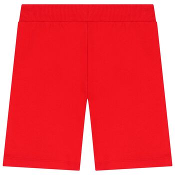 Boys Red Logo Shorts