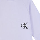Girls Purple Logo Sweatshirt Dress, 1, hi-res