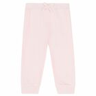 Baby Girls Pink Logo Tracksuit, 1, hi-res
