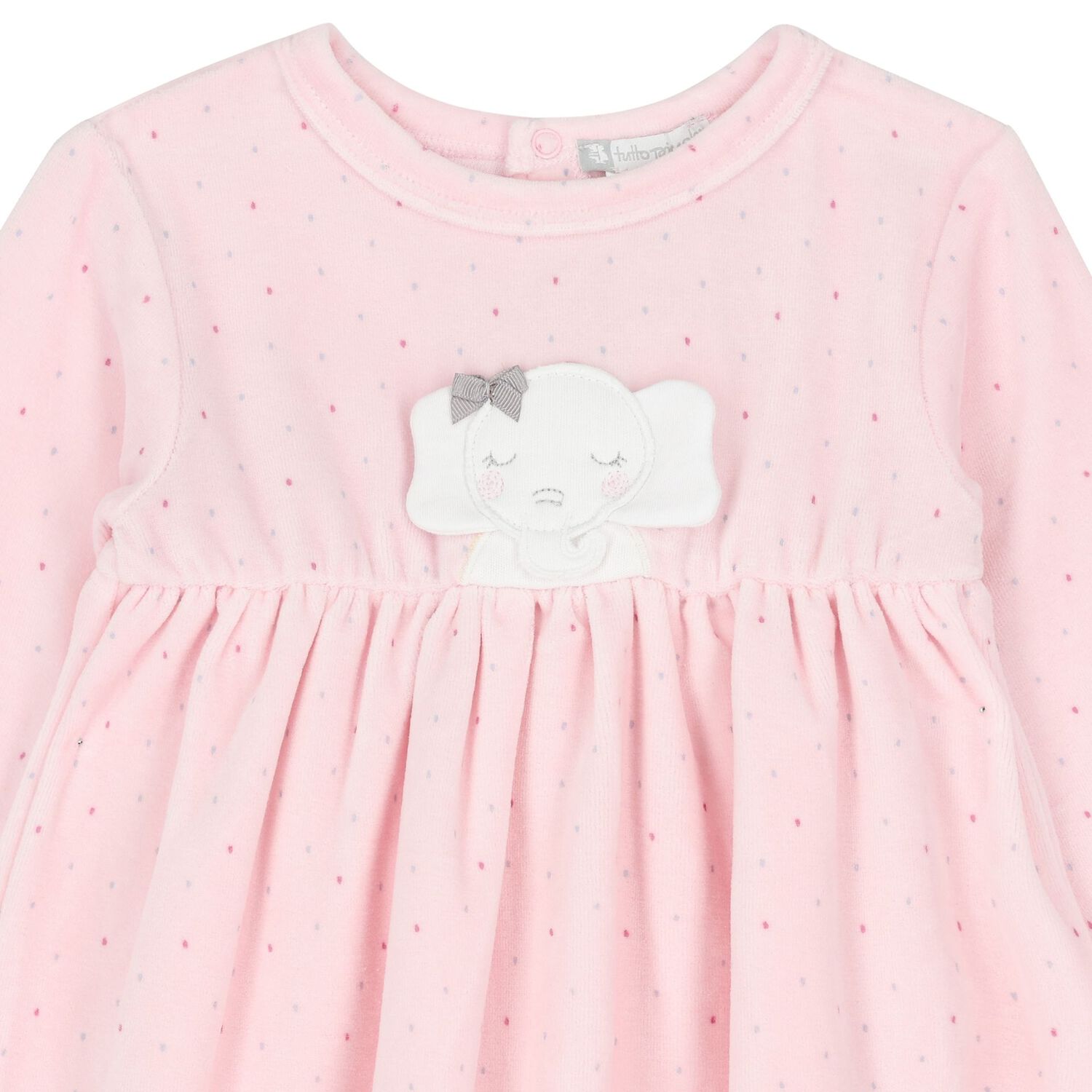 Baby Girls Pink Elephant Dress Set, 1, hi-res image number null