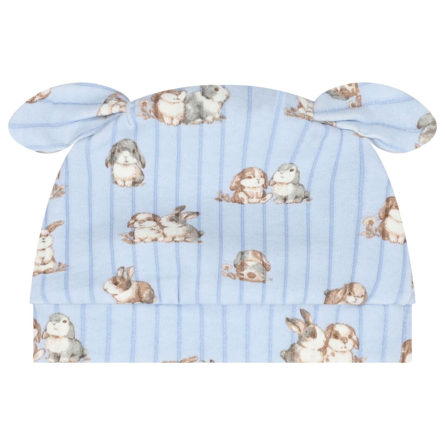 Baby Boys Blue Bunny Babygrow Set, 2, hi-res image number null