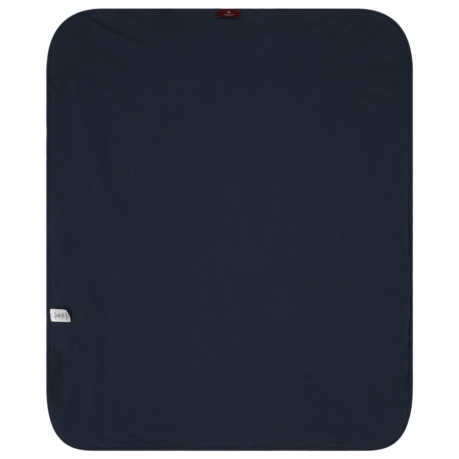 Baby Boys Navy Blue & White Logo Blanket, 3, hi-res