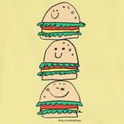 Younger Boys Yellow Burger T-Shirt, 2, hi-res