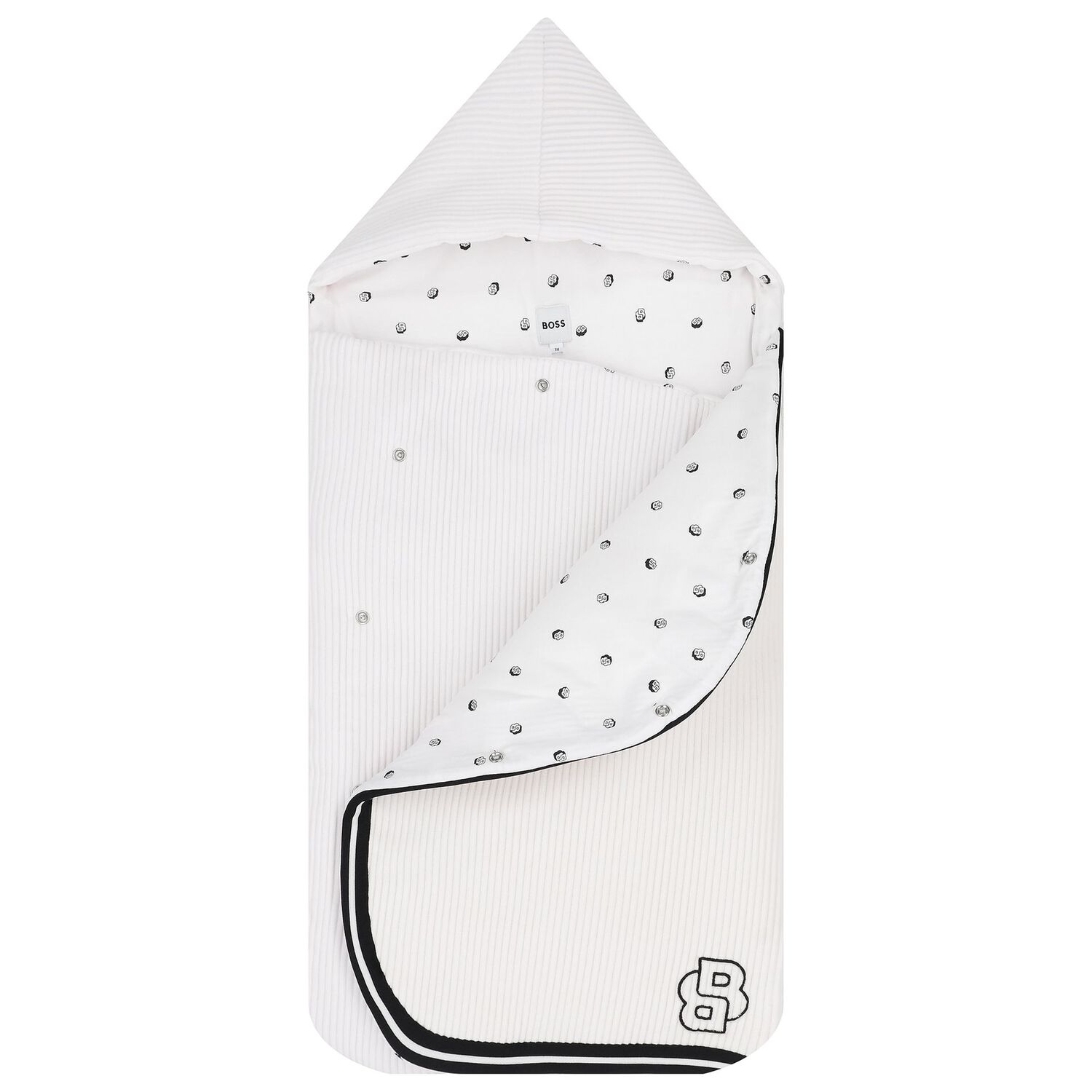 White Logo Baby Nest, 1, hi-res