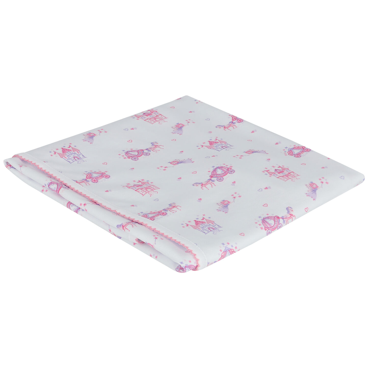 Baby Girls White Fairytale Wishes Blanket, 1, hi-res