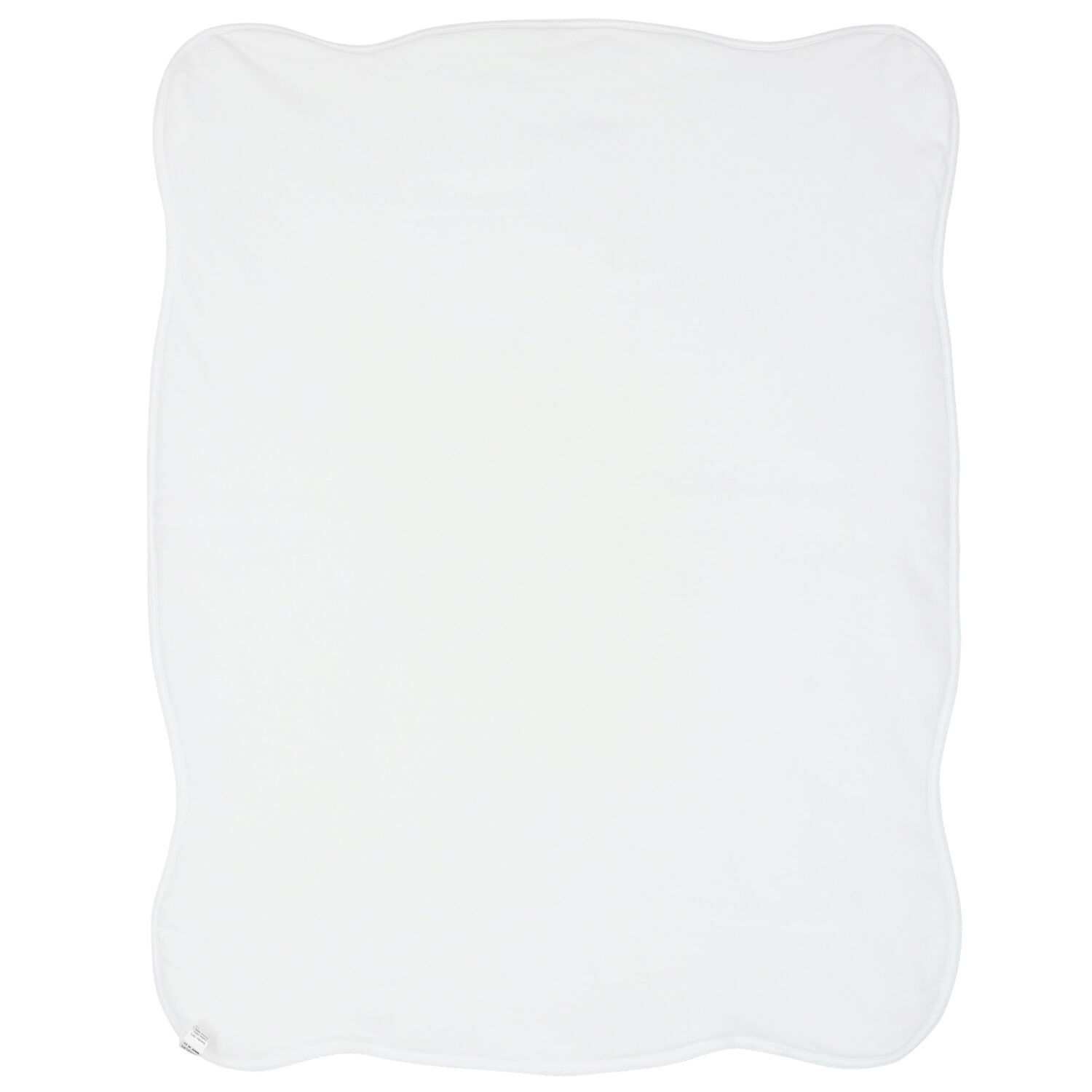 Baby Girls White Floral Blanket, 1, hi-res