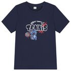 Boys Navy Blue & Red Shorts Set, 2, hi-res