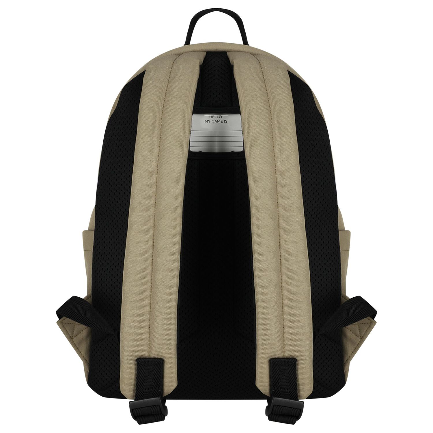 Boys Beige Canvas Backpack, 1, hi-res