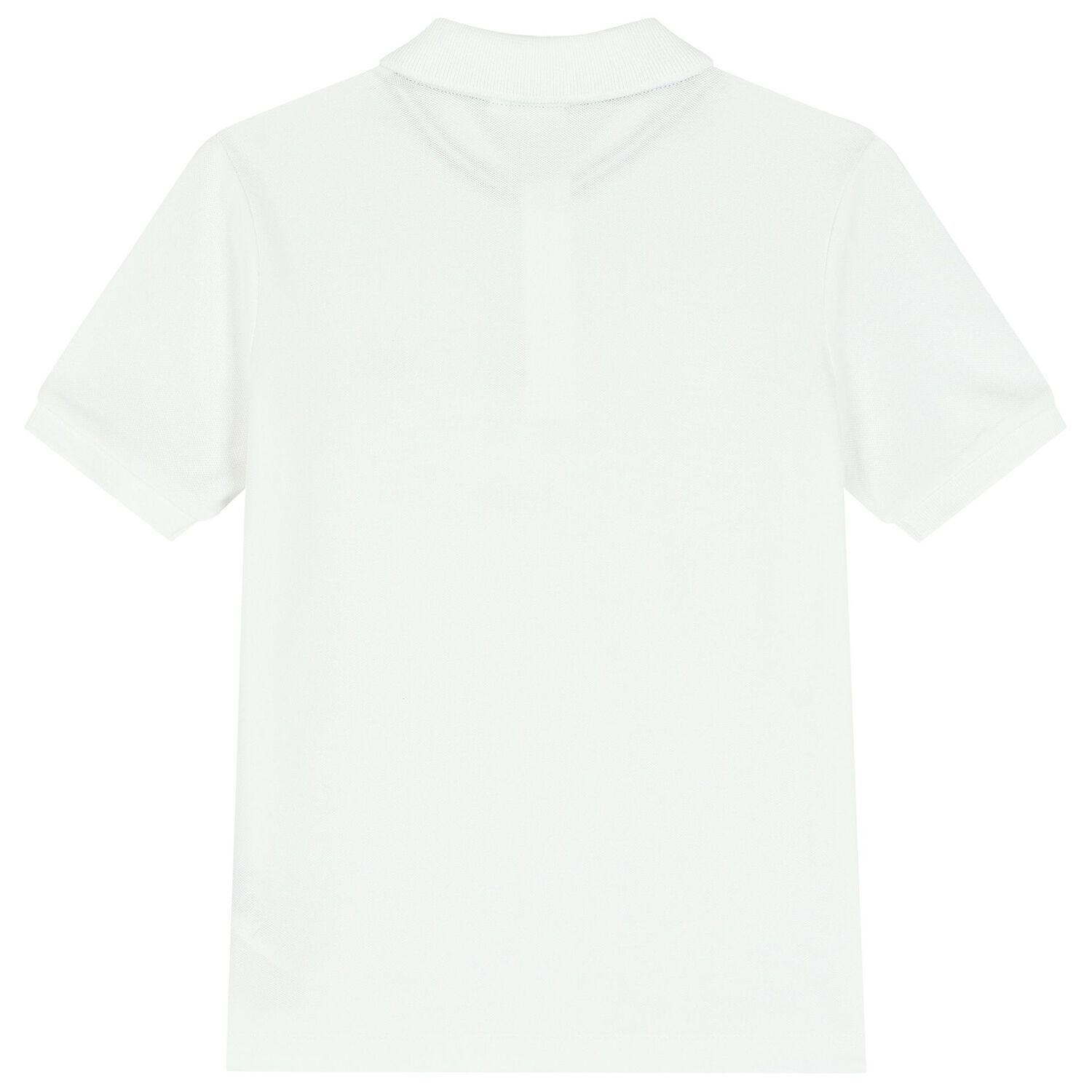 Boys White Logo Polo Shirt, 2, hi-res image number null