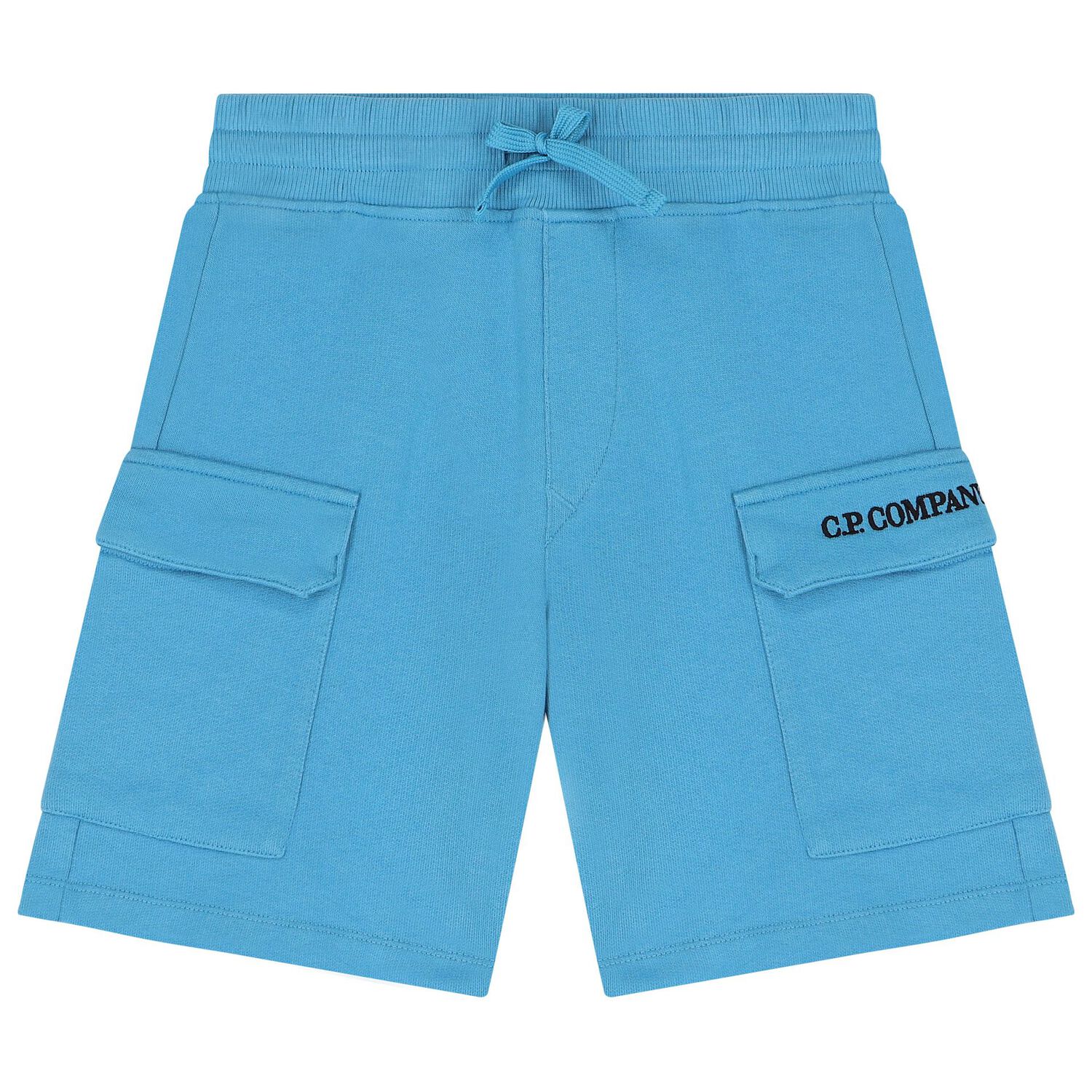 Boys Ivory & Blue Shorts Set, 1, hi-res