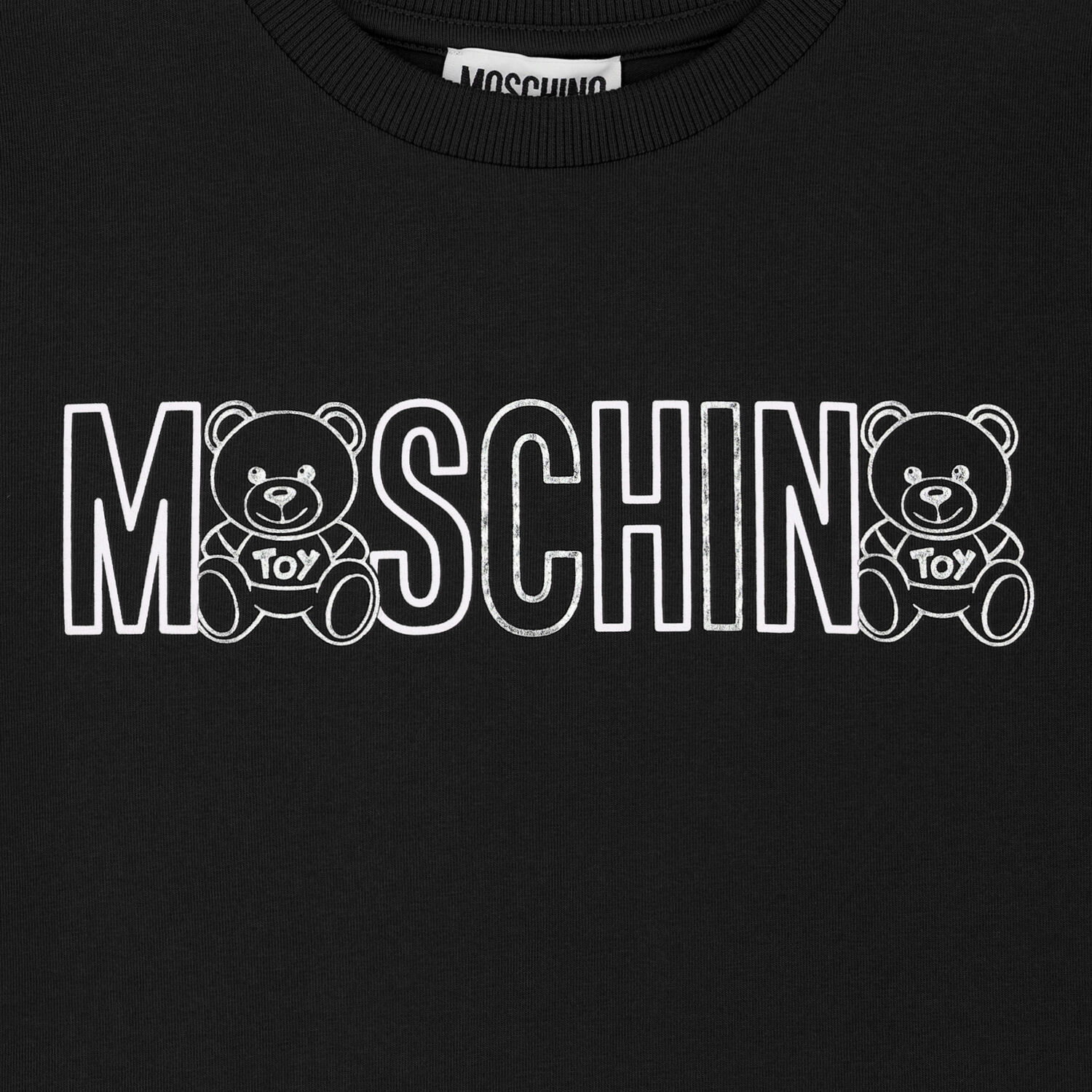 Black Teddy Logo T-Shirt, 6, hi-res