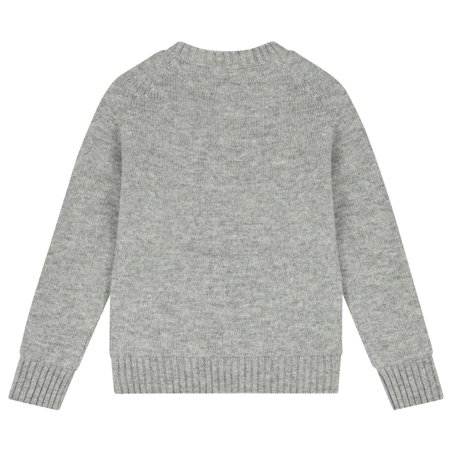 Grey Cotton Logo Sweatshirt, 1, hi-res