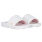 Girls White Logo Sliders, 1, hi-res