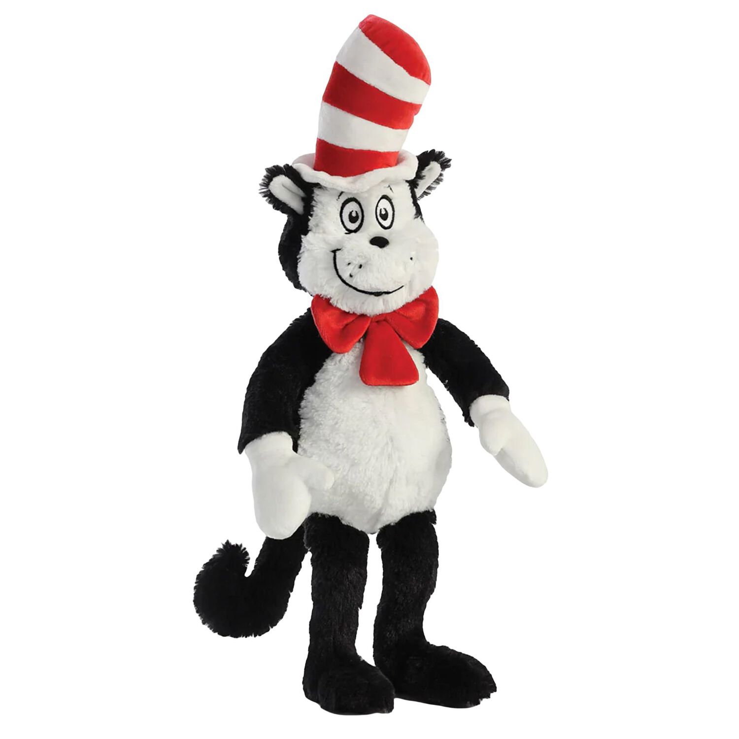 White & Black Dr. Seuss The Cat in the Hat Soft Toy ( 38 CM ), 1, hi-res