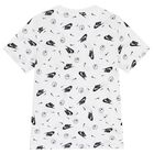 Boys White Logo T-Shirt, 1, hi-res