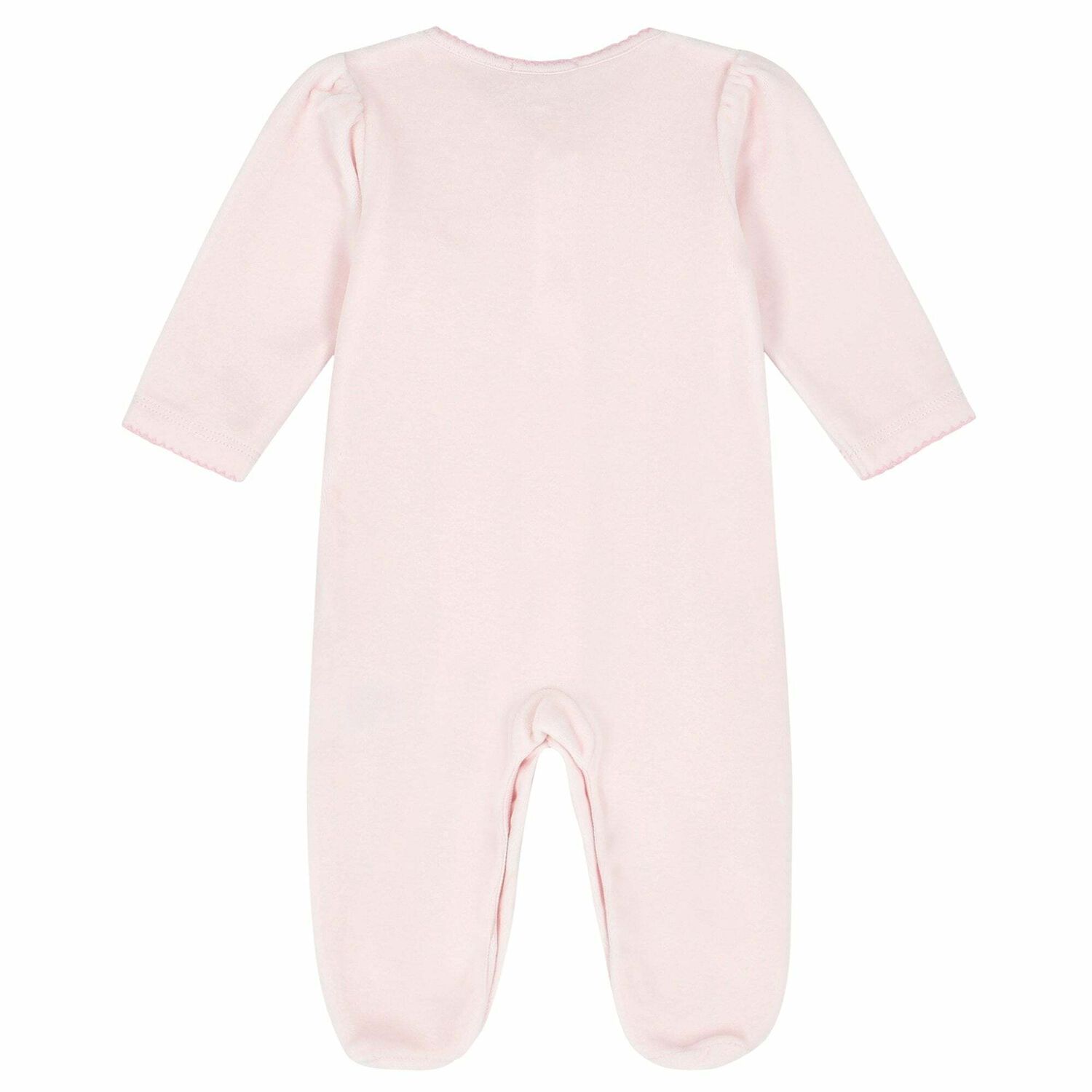 Baby Girls Pink Castle Babygrow, 1, hi-res