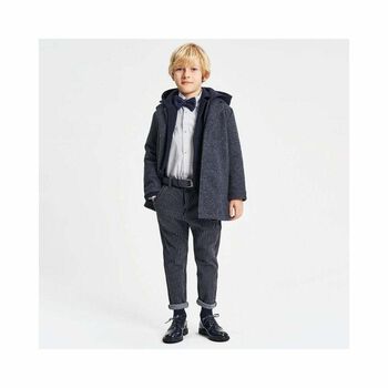 Boys White Long Sleeved Shirt