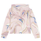 Girls Pink Logo Hooded Top, 1, hi-res