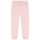 Girls Pink Logo Joggers, 1, hi-res