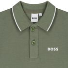 Younger Green Logo Polo Shirt, 1, hi-res