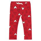 Baby Girls Red & Ivory Leggings Set, 2, hi-res