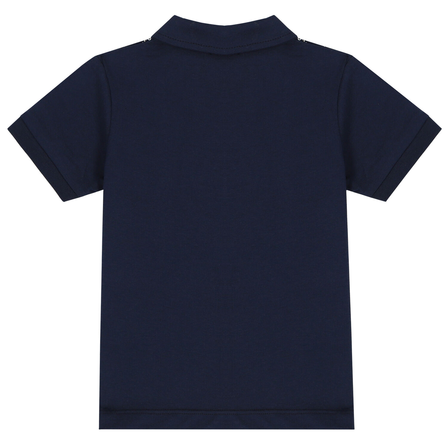 Younger Boys Navy Logo Polo Shirt, 1, hi-res