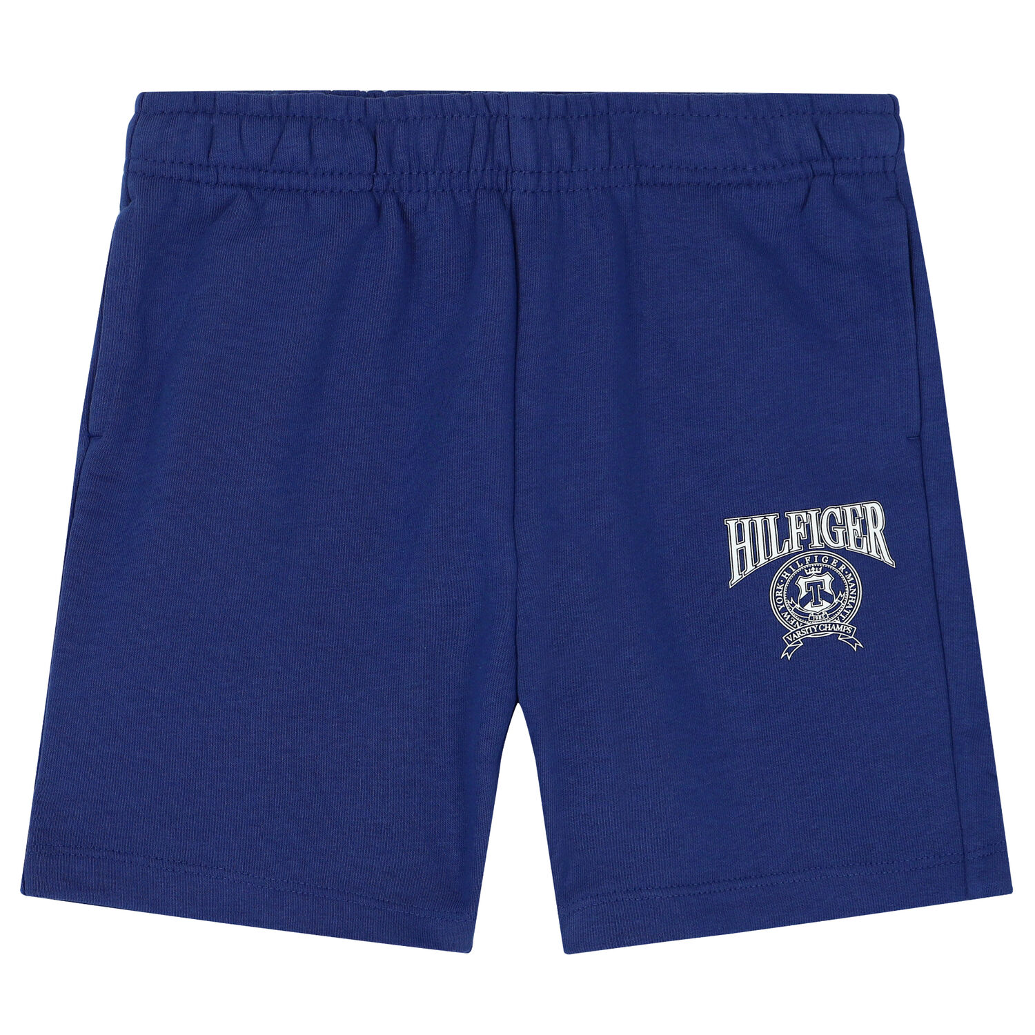 Boys Blue Varsity Logo Shorts, 3, hi-res image number null