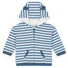 Baby Boys Blue & White Tracksuit Set (3 Piece), 1, hi-res