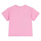Younger Girls Pink Boke Flower T-Shirt, 1, hi-res