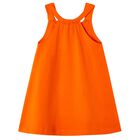 Girls Orange Dress, 2, hi-res