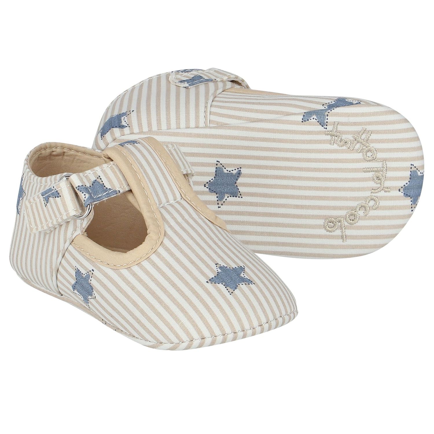 Baby Ivory Stars Pre Walker Shoes, 1, hi-res