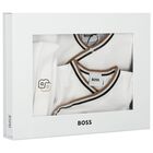 White Logo Babygrow Gift Set, 1, hi-res