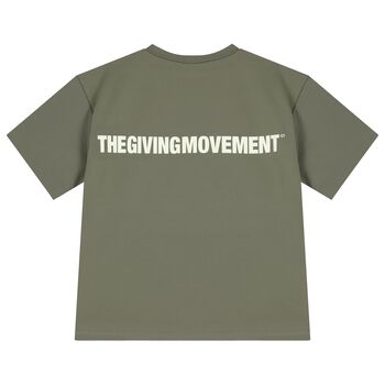 Green Oversized Fit Softskin Logo T-shirt