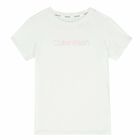 Girls White & Pink Logo Pyjamas, 1, hi-res