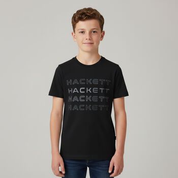 Boys Black Logo T-Shirt