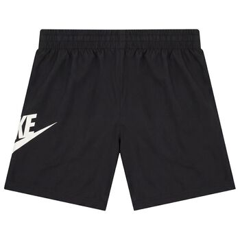 Boys Black Logo Shorts