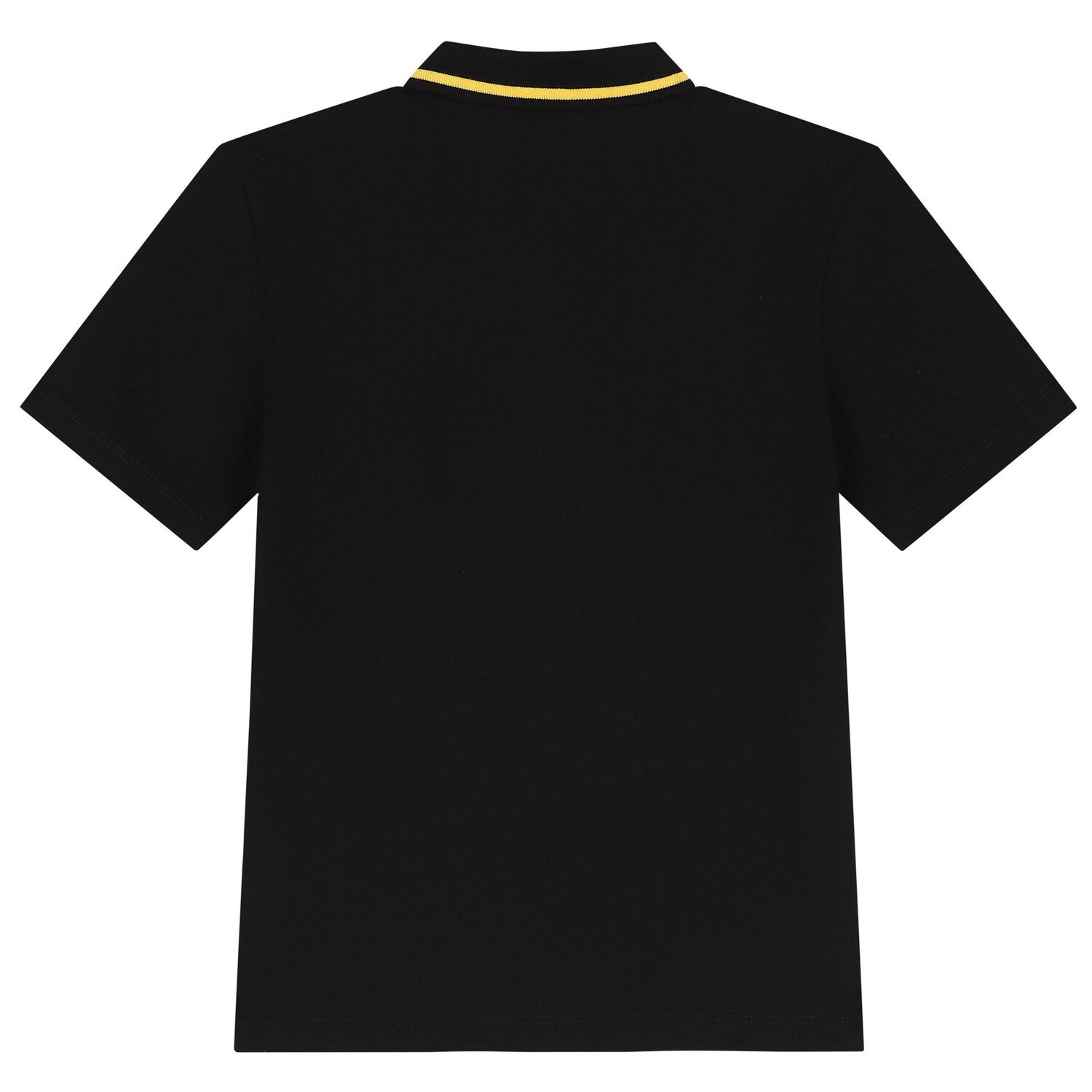 Boys Black Logo Polo Shirt, 1, hi-res image number null