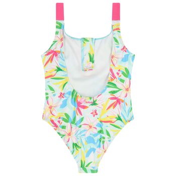 Girls Multi-Coloured Floral Swimsuit 