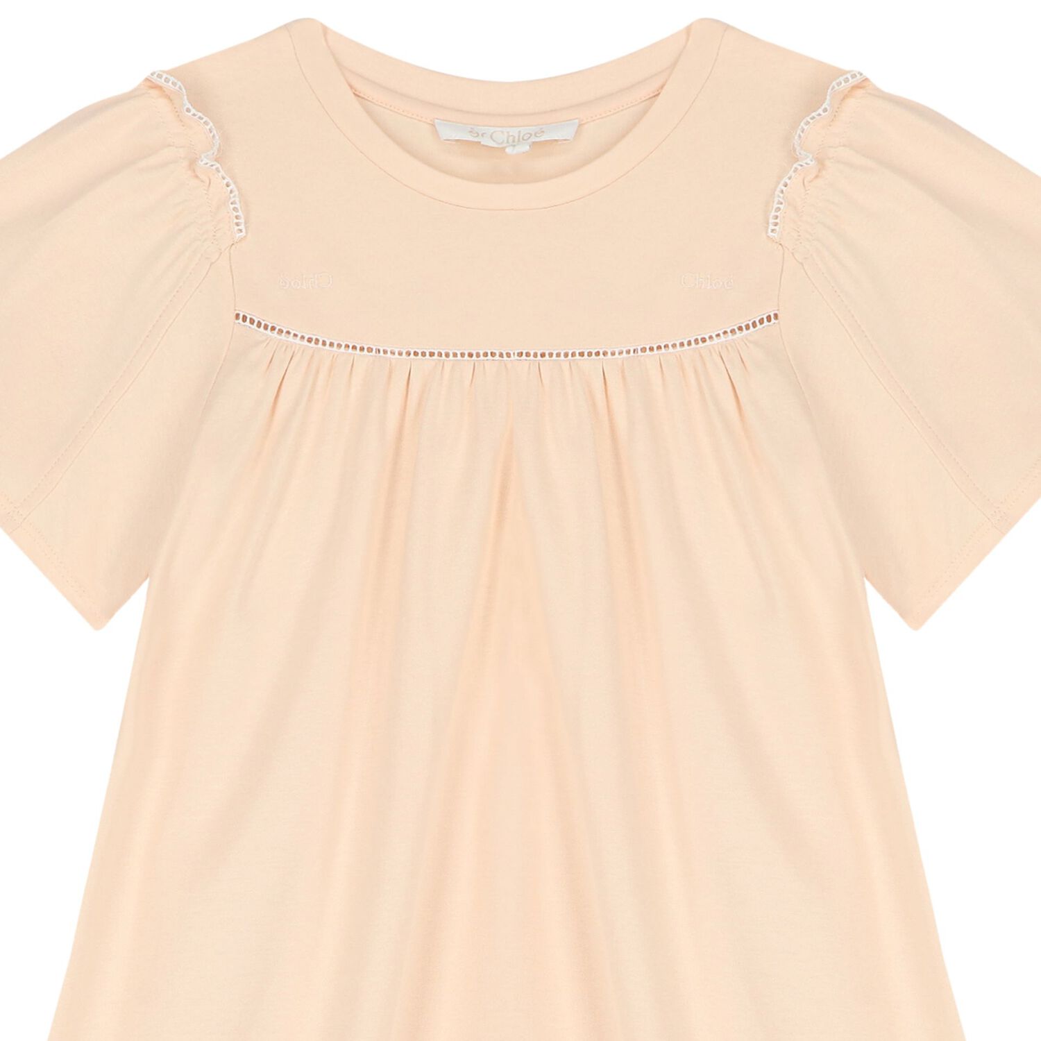 Girls Pink Logo Dress, 2, hi-res